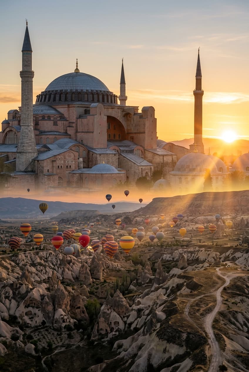 Menjelajahi Jejak Peradaban Islam di Istanbul & Cappadocia Bersama Umroh Plus