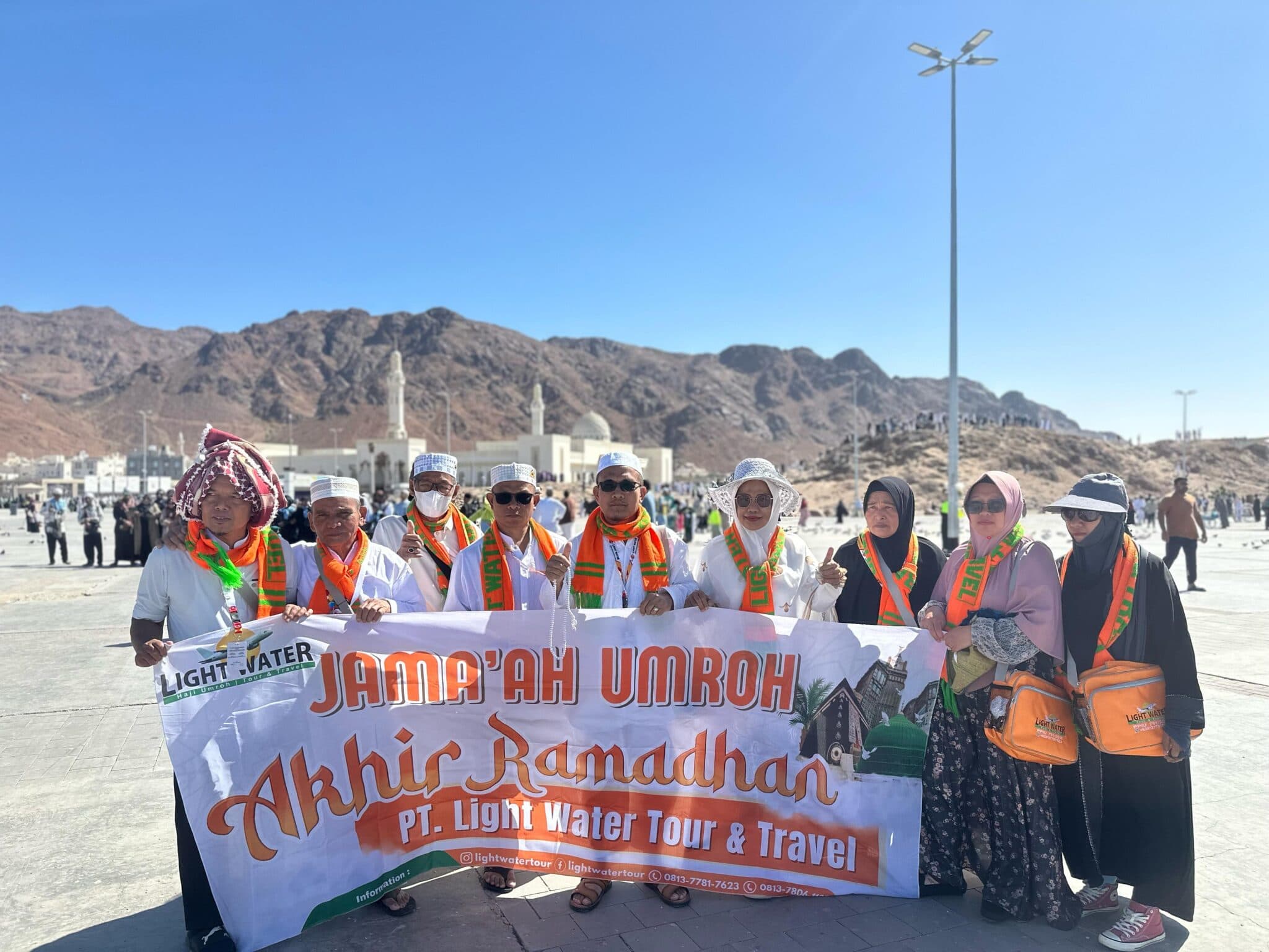Jemaah Umroh Akhir Ramadhan di Tanah Suci Makkah